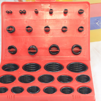 Confección de bolsas transparentes Kit de anillos O resistente al aceite con resistencia a altas temperaturas