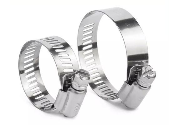 SS 304 de acero inoxidable de metal de la manguera americana de la tubería clip cebra gusano engranaje de tornillo de conducción ajustable para 1/4 a 12 Inc