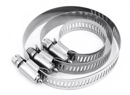 SS 304 de acero inoxidable de metal de la manguera americana de la tubería clip cebra gusano engranaje de tornillo de conducción ajustable para 1/4 a 12 Inc