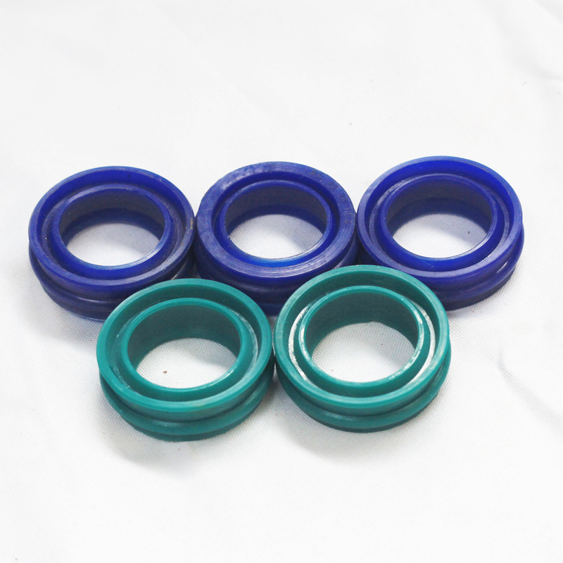 Sello de aceite de tipo verde azul de la UE personalizado cilindros de caucho neumático Sello con material PU