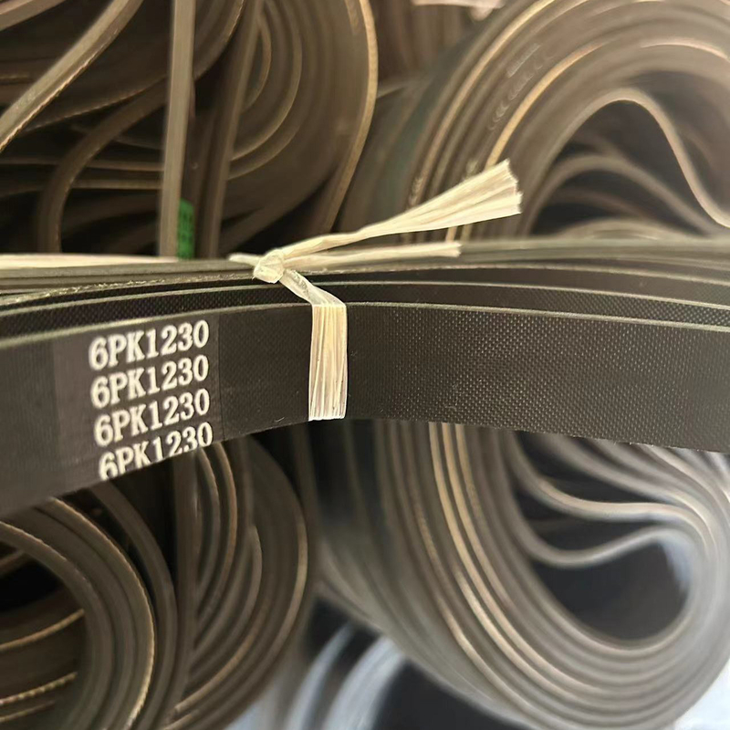 Auto 6PK EPDM personalizable con motor de cinturón de costilla OEM soporte cinturón de ventilador de caucho uso automotriz conducción de automóvil PK V-Cinturón Tamaños
